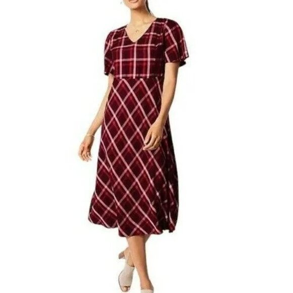 J Jill Mixed Media Plaid Dress Hot J Jill Linen Dress Top Sellers Jill M NEW J Jill Mixed Media Plaid Dress Hot J Jill Linen Dress Top Sellers Jill M NEW
